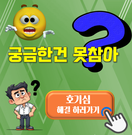 궁금한 건 못참는 분들을 위한
호기심 해결하러가기